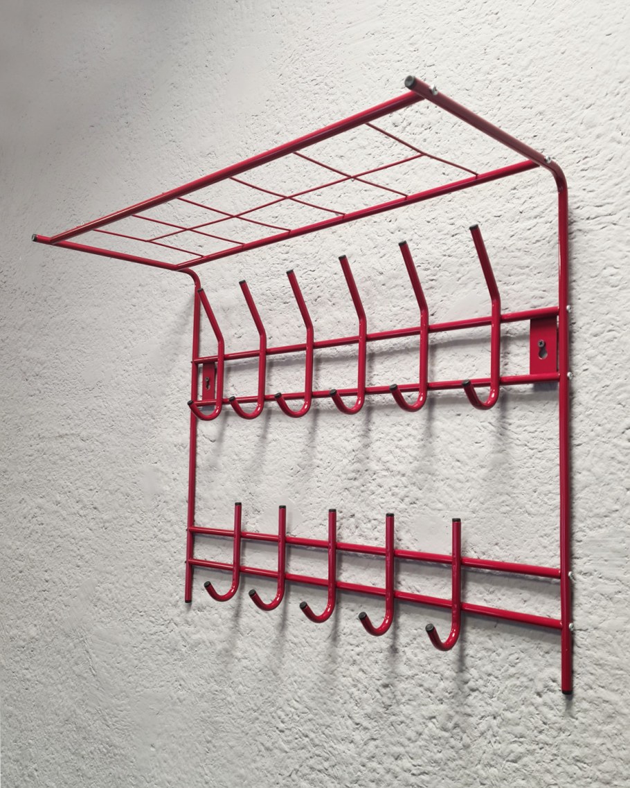 Вешалка в прихожую, вешалка настенная ВННС-011, 70х25х38