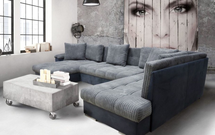 Диван серого цвета