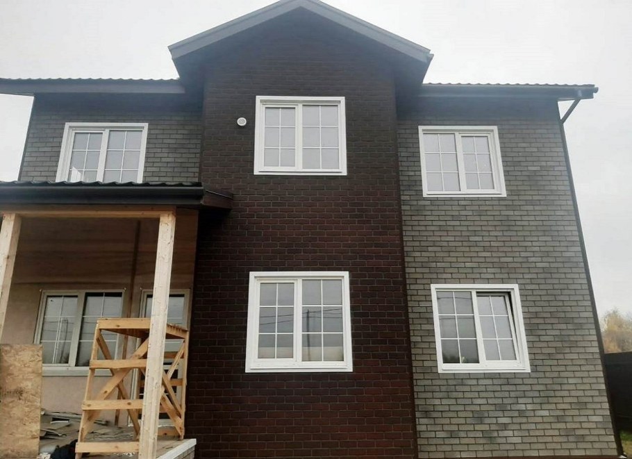 Фасадная черепица Hauberk баварский