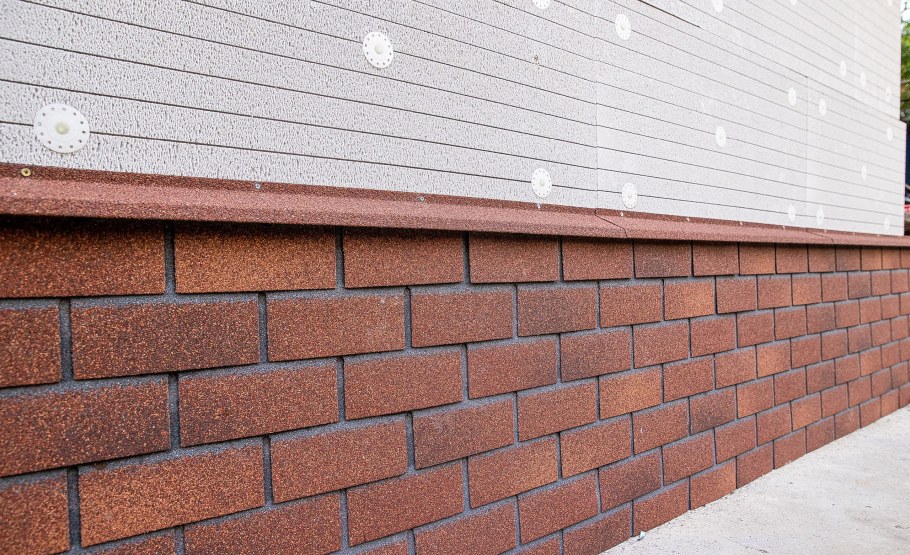 Битумная фасадная плитка