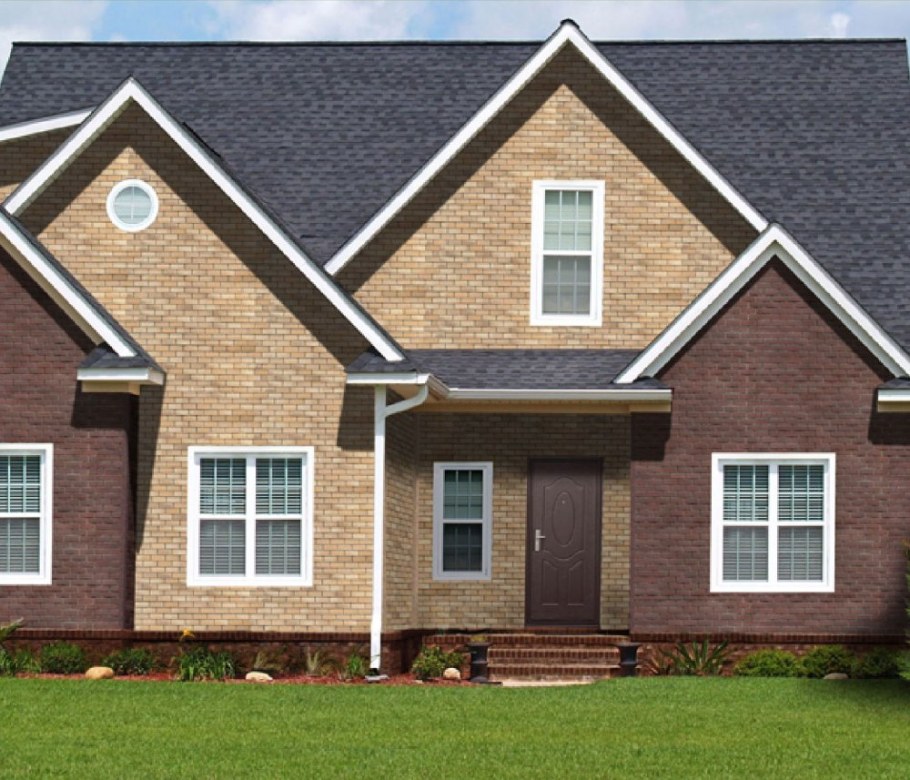 Мягкая черепица ТЕХНОНИКОЛЬ для фасада