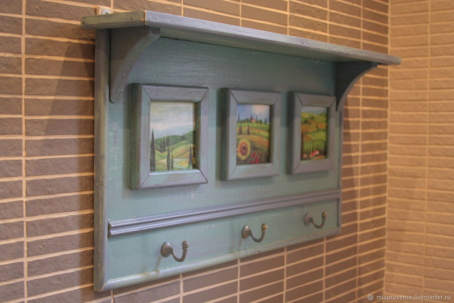 Настенная вешалка в стиле Прованс