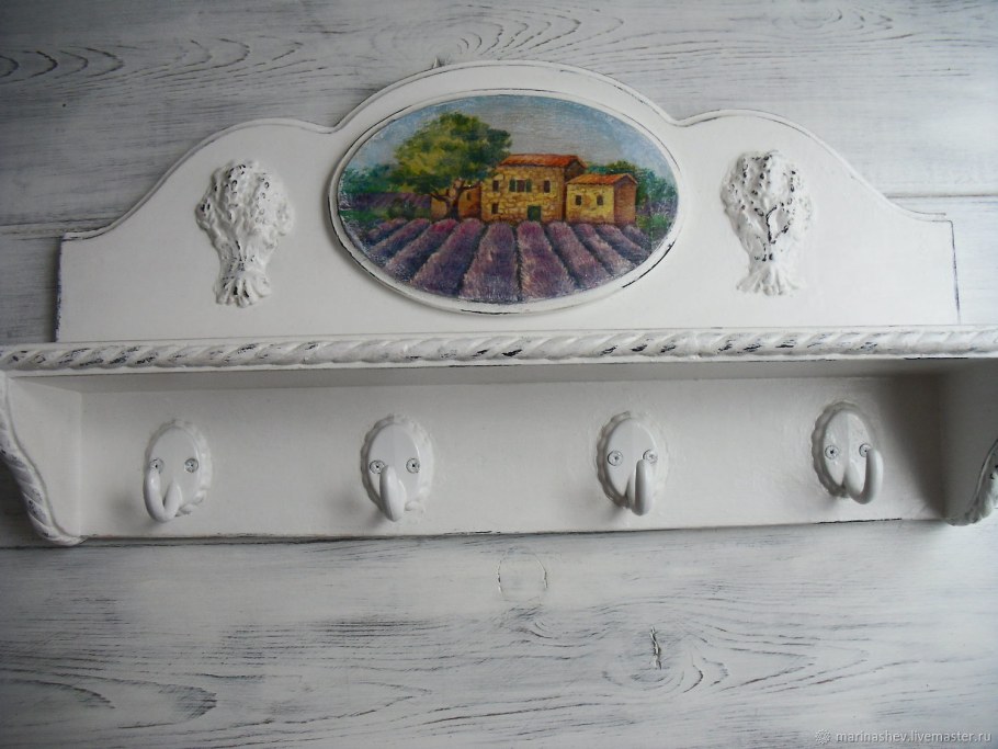 Декупаж вешалок для кухни