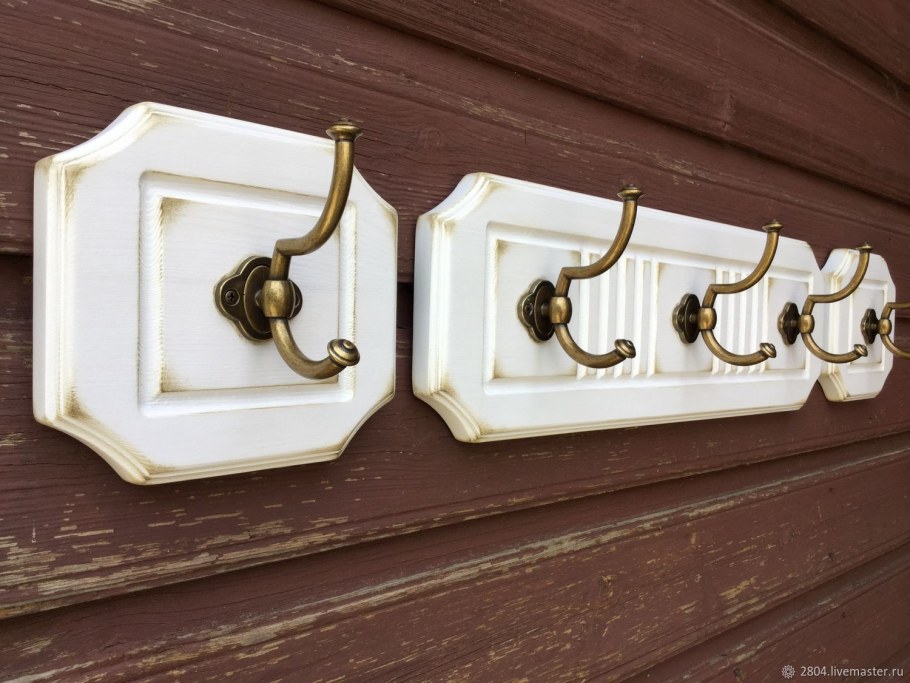 Вешалка Прованс белая