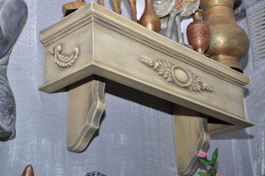 Настенная вешалка в прихожую в стиле Прованс своими руками