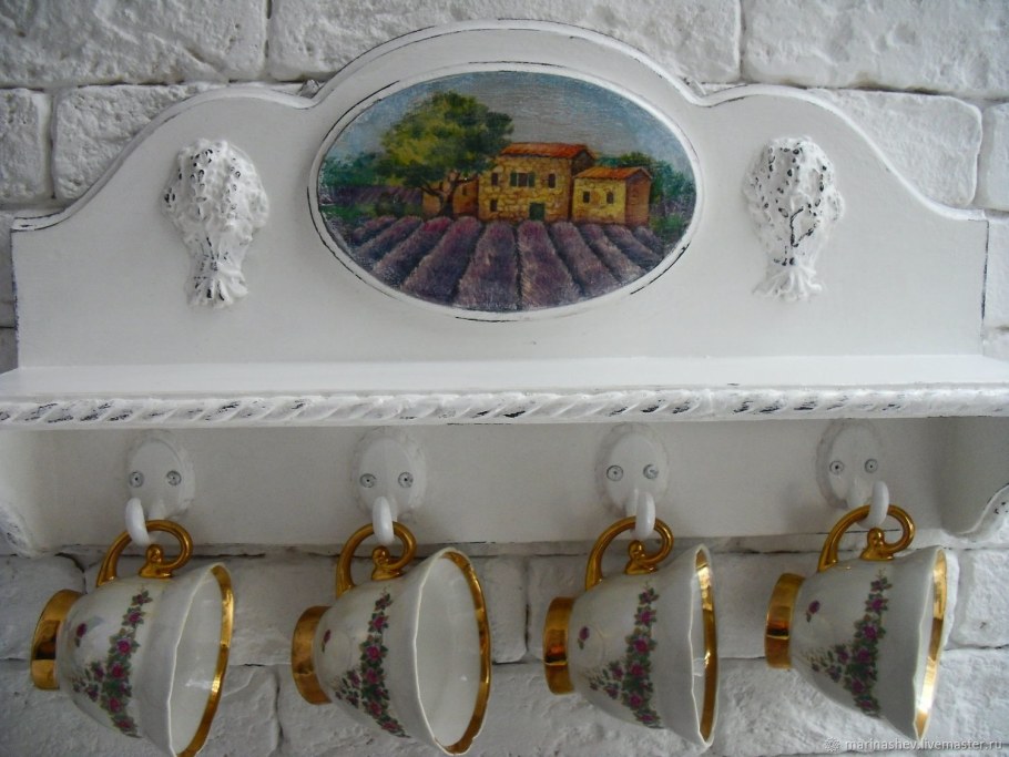 Декупаж кухонной вешалки