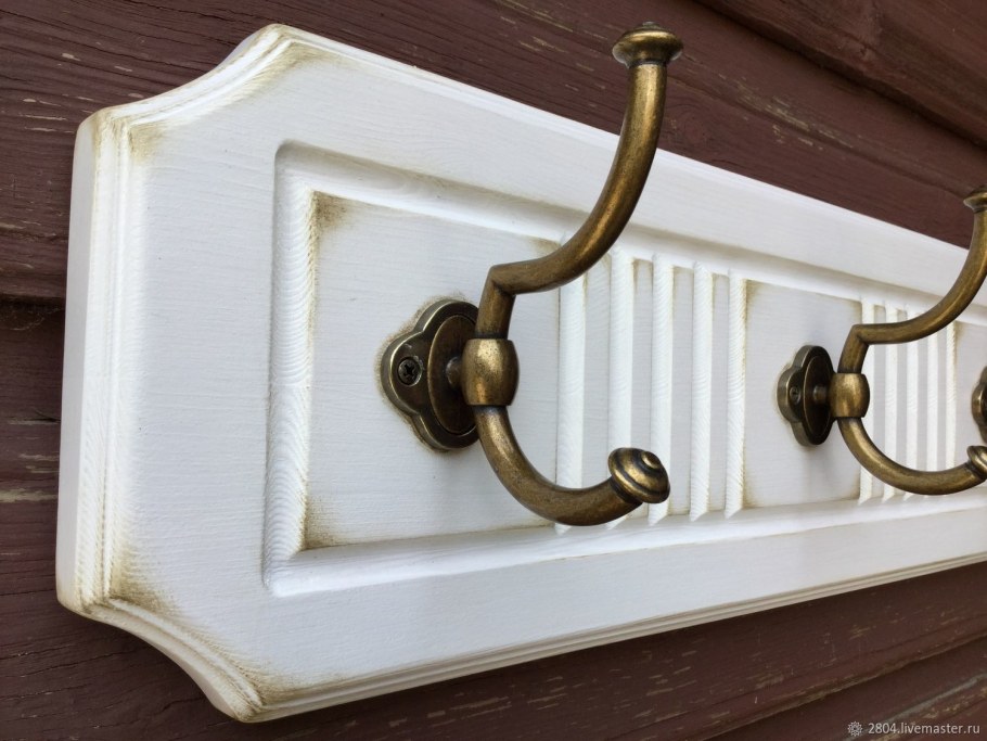 Вешалка Прованс белая
