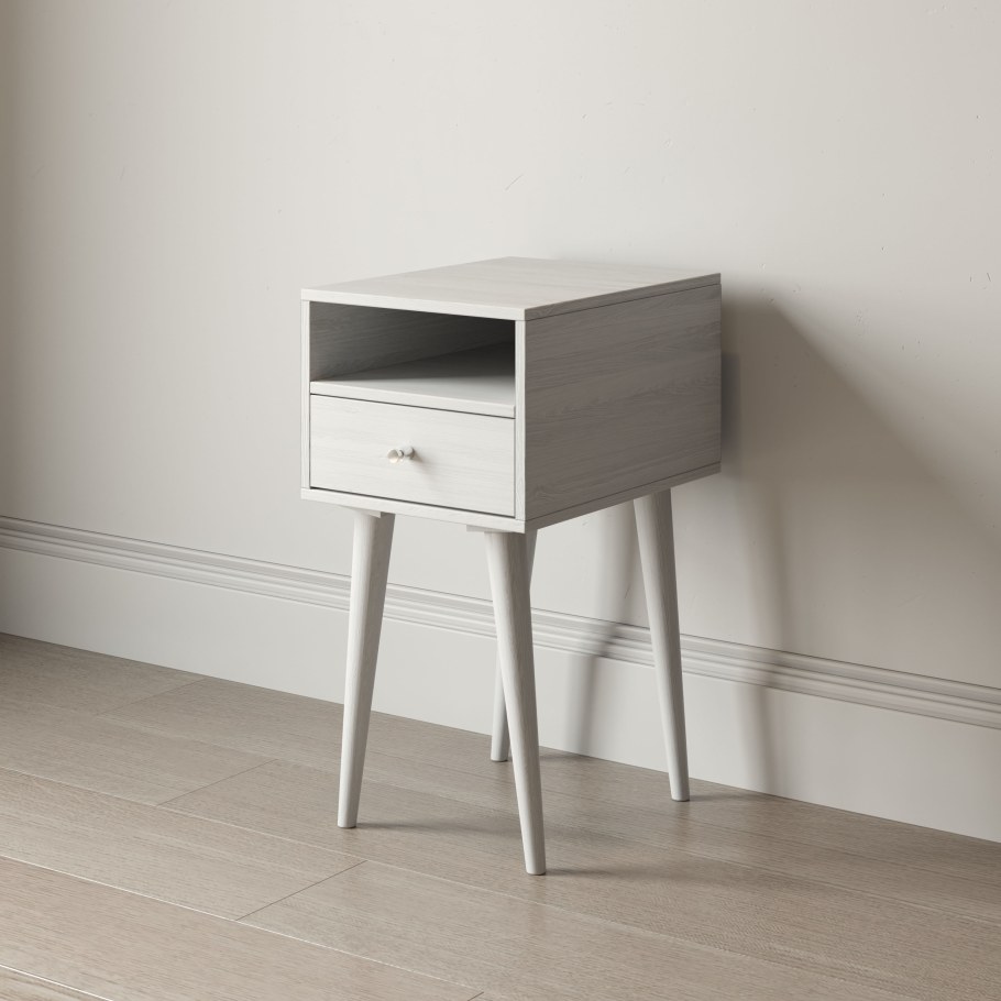 Прикроватная тумба Berta с белым ящиком IMR-977690