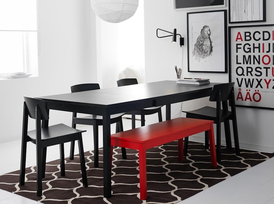 Стол в стиле Минимализм черный кухонный