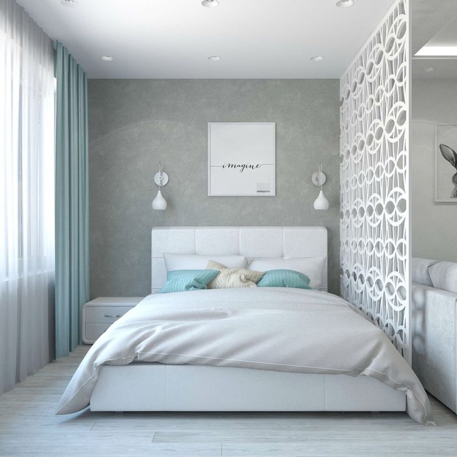 Спальня в скандинавском стиле 12 кв.м
