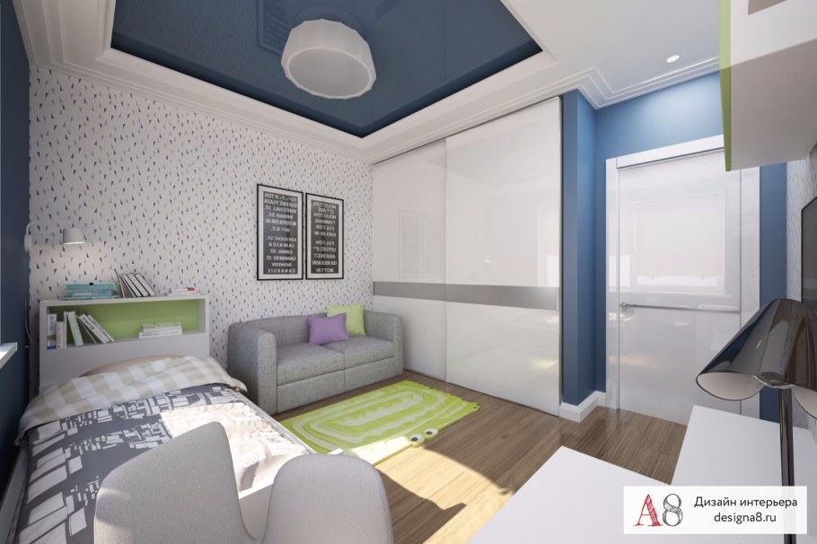 Дизайнер двухкомнатной квартиры с ребенком