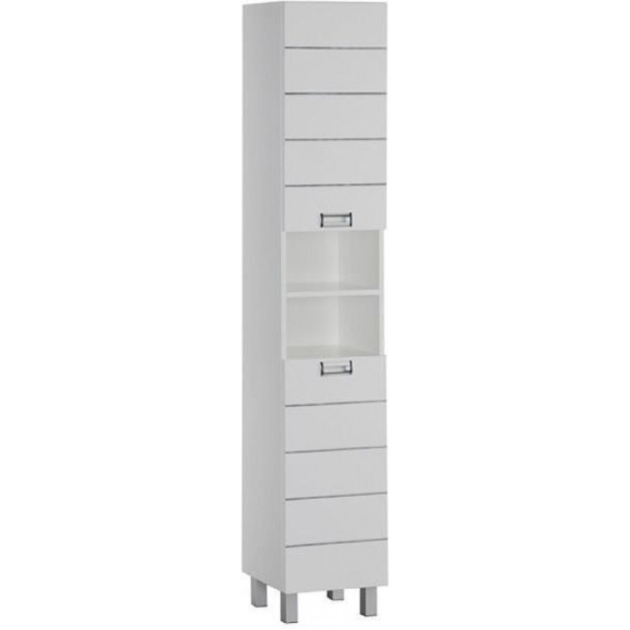 Пенал Aquanet Сити 35 белый