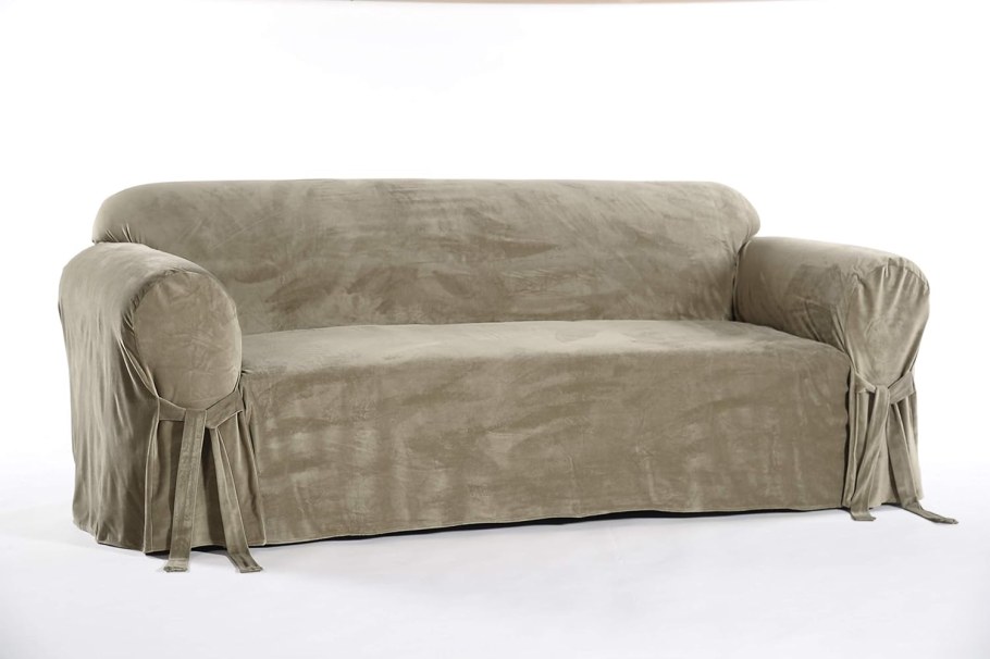 Чехлы на диван и кресла велюр бархат