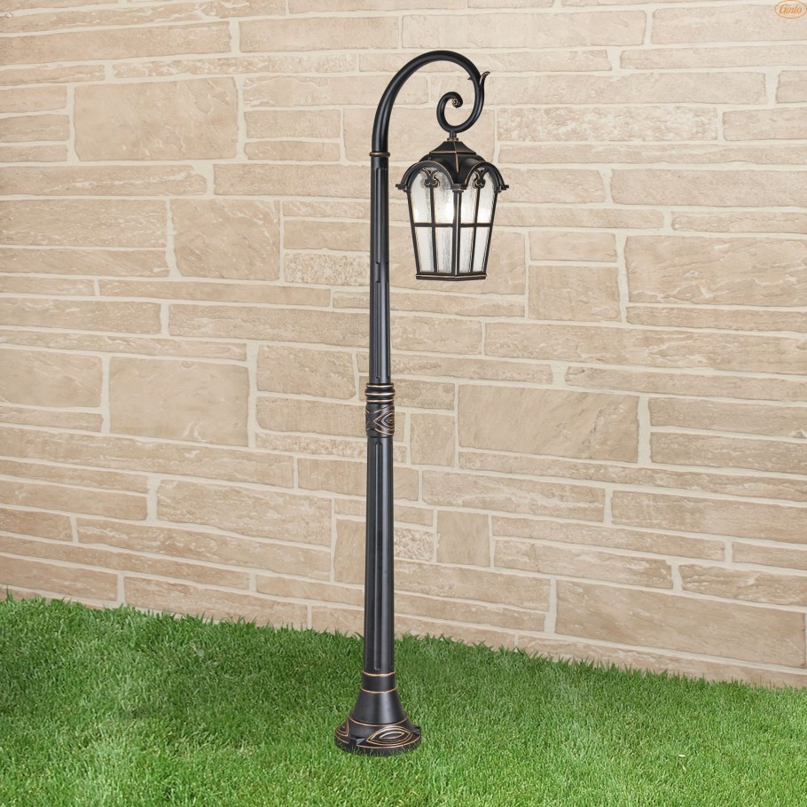 Уличный подвесной светильник Elektrostandard 1004h черное золото 4690389085703