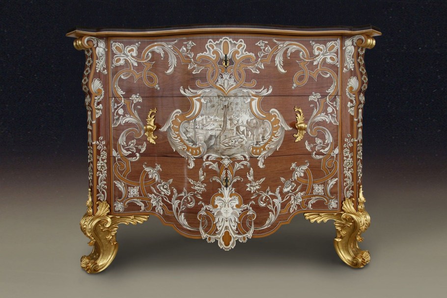 Итальянская мебель 18 века Маркетри