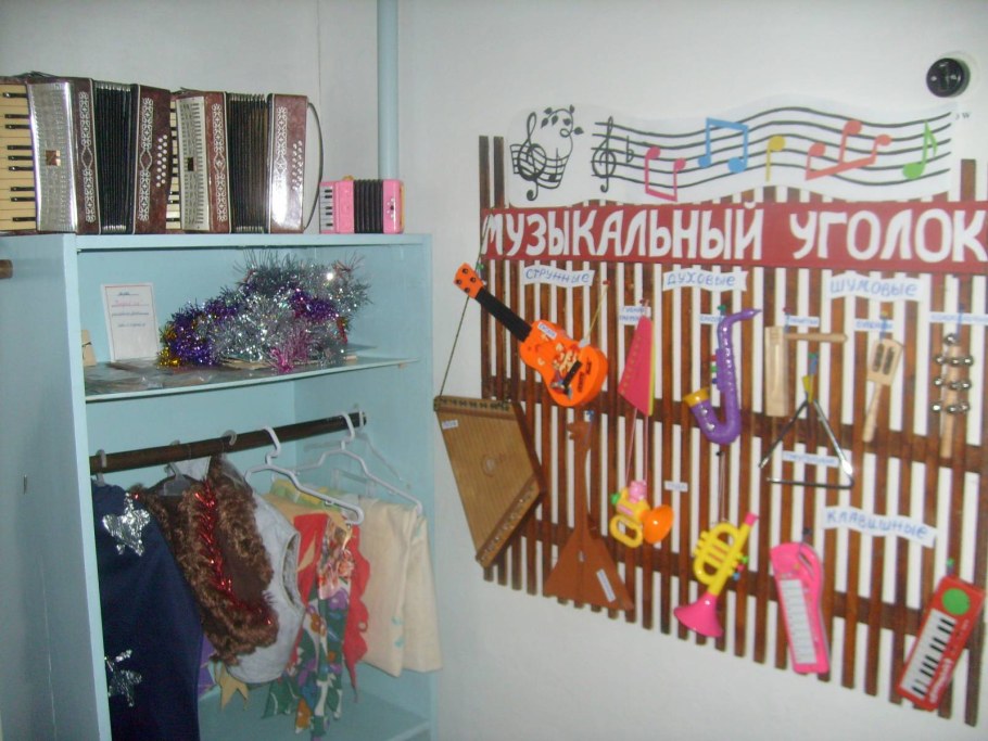 Музыкальный уголок