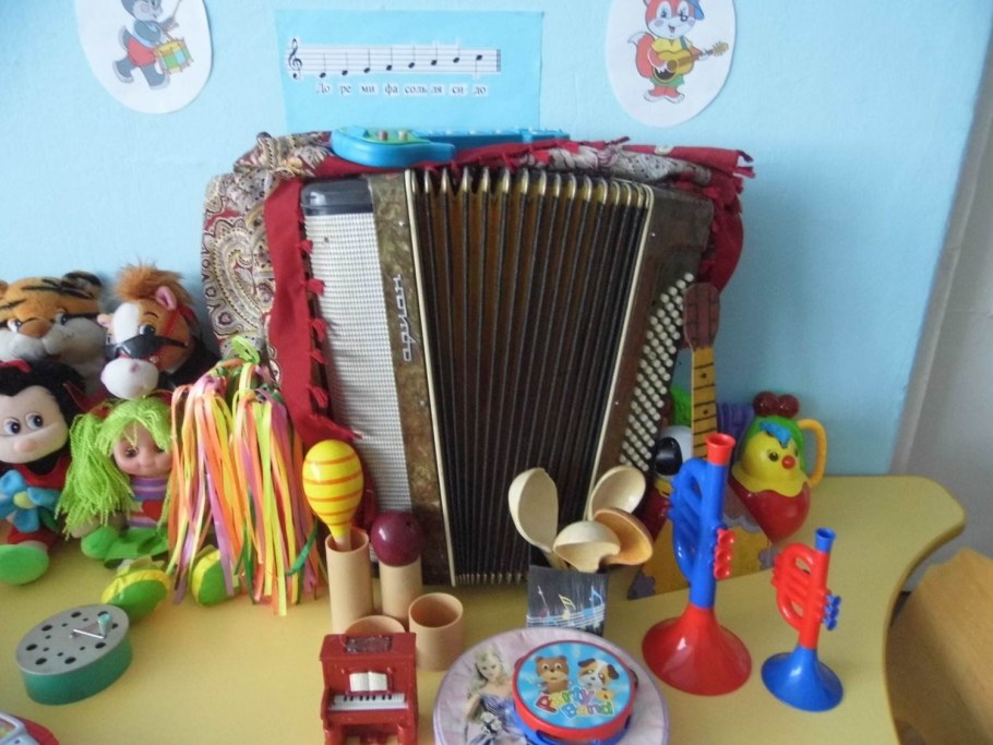 Инструменты в детском саду музыкальные музыкальный уголок