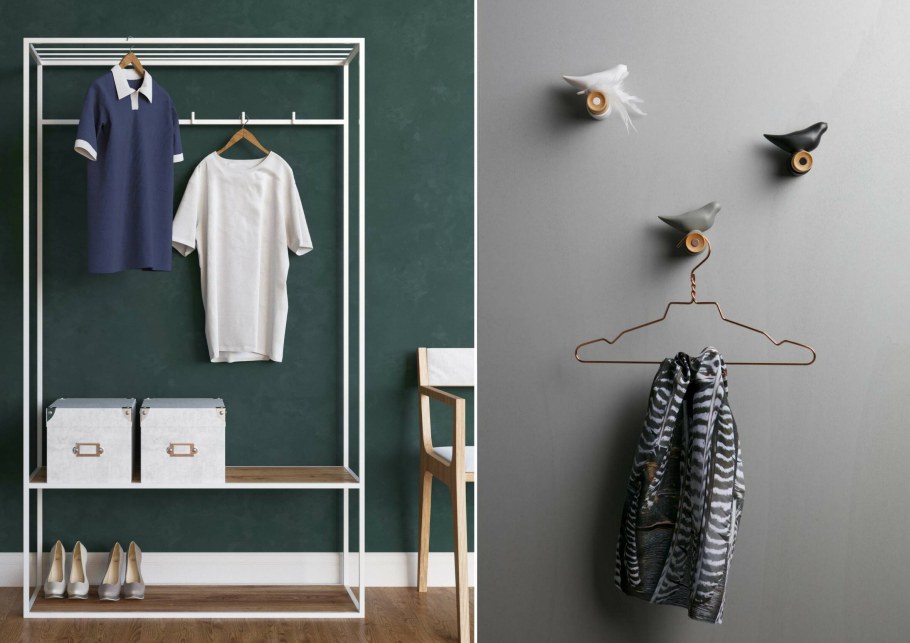 Вешалка для одежды настенная дизайнерская