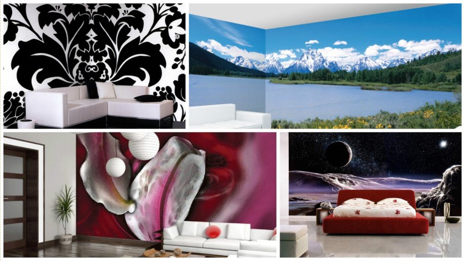 3d обои в маленькой комнате