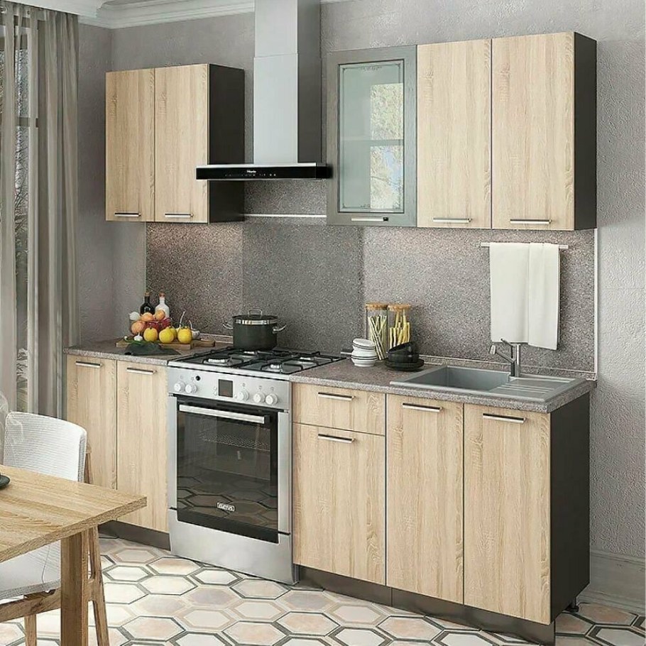 Кухня Брауни дуб сонома модули