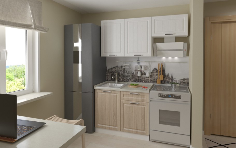 Кухонный гарнитур Прага Сурская мебель