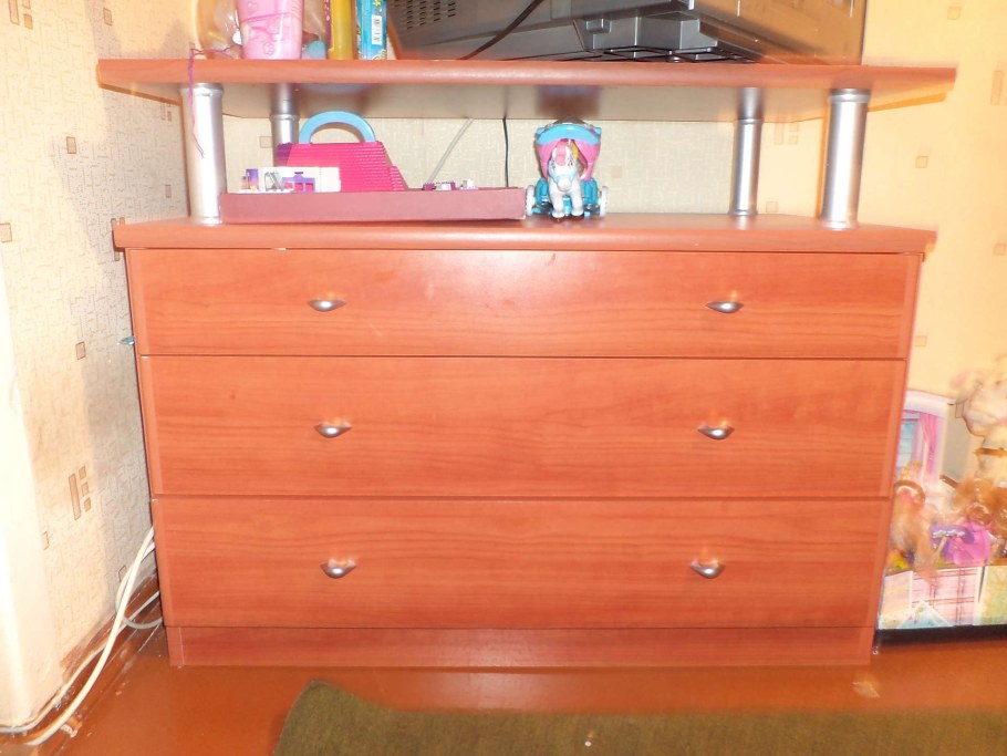 Комод дерево цвет вишня Шатура