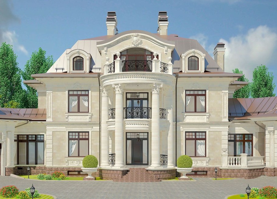 Мерано - проект особняка в стиле Ампир