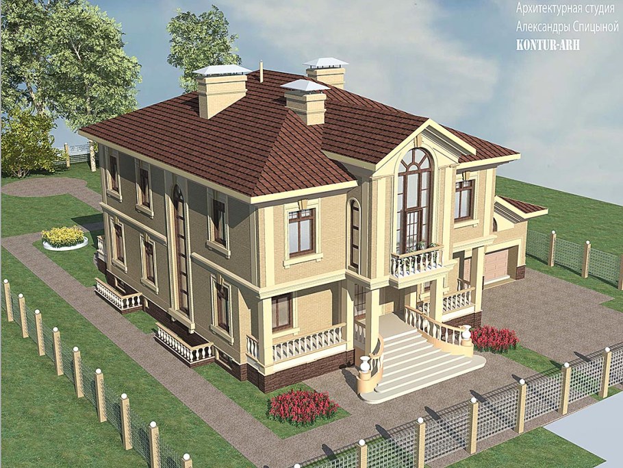 Проекты 2х этажных домов