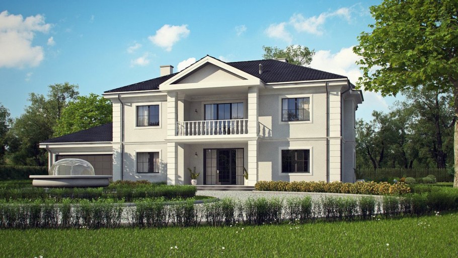 Двухэтажный коттедж