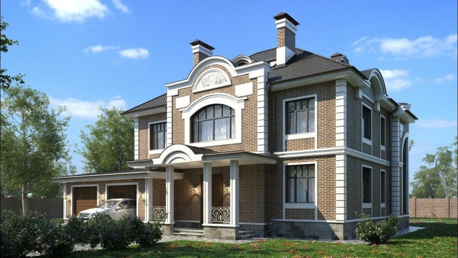 Проекты элитных домов из кирпича