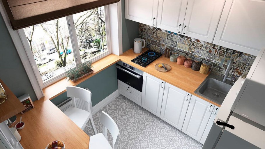 Планировка малогабаритной кухни 5м2