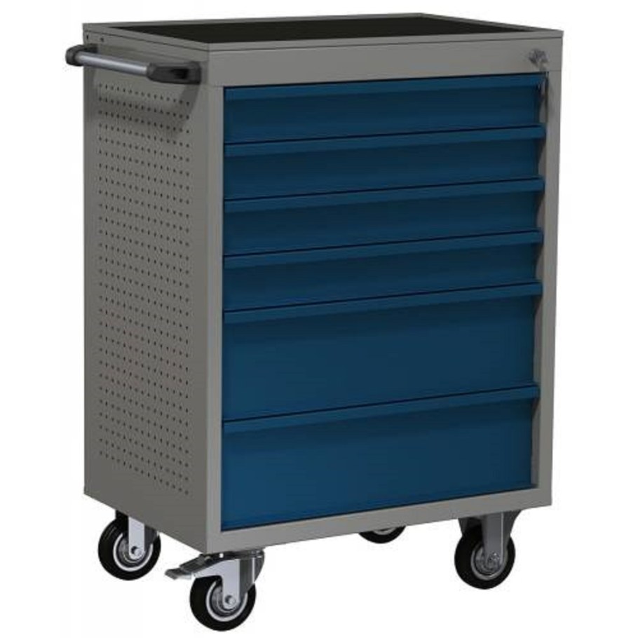 Тележка инструментальная станкоимпорт 7 ящиков