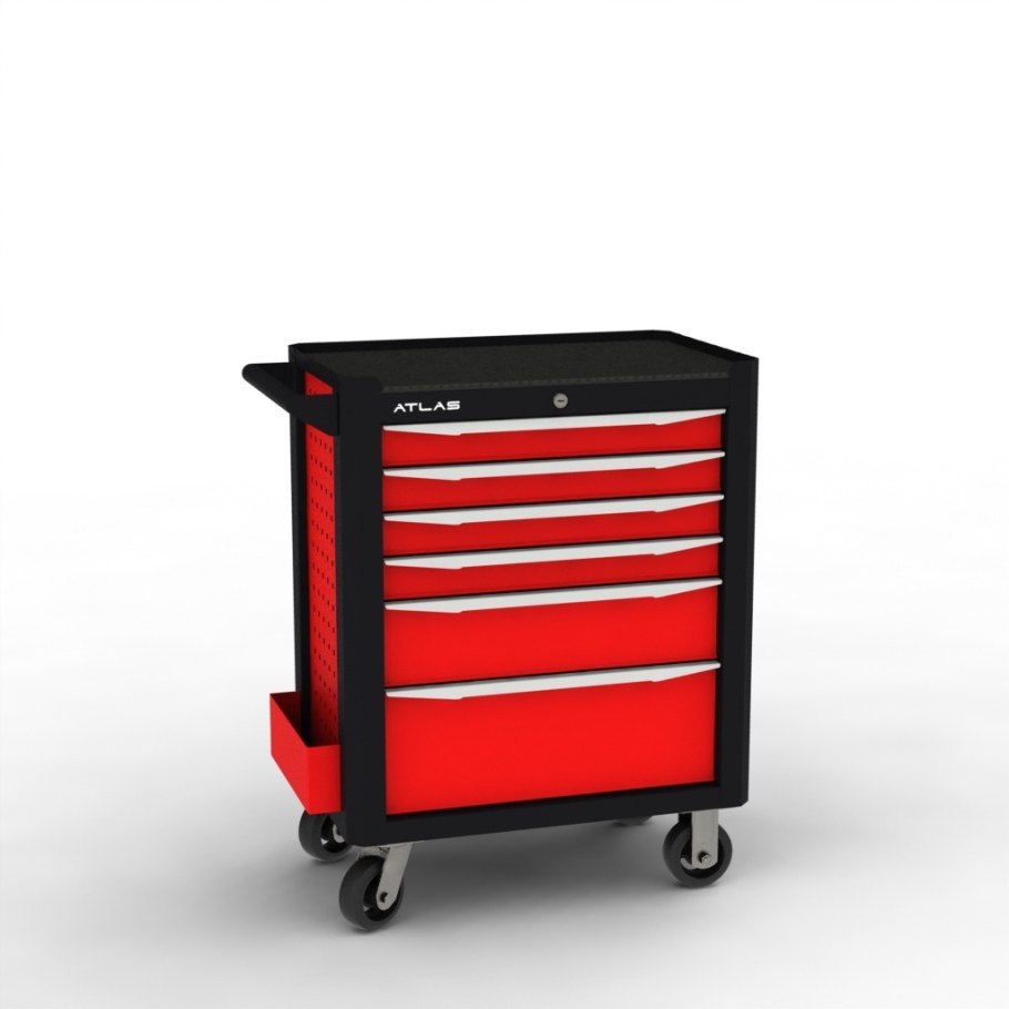 Инструментальная тележка, 4 ящиков inforce