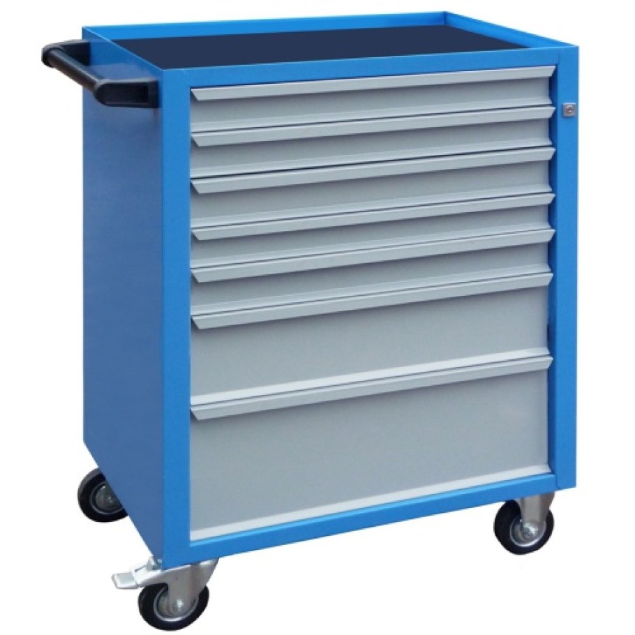 ТЕХРИМ тележка инструментальная 6 полочная серая