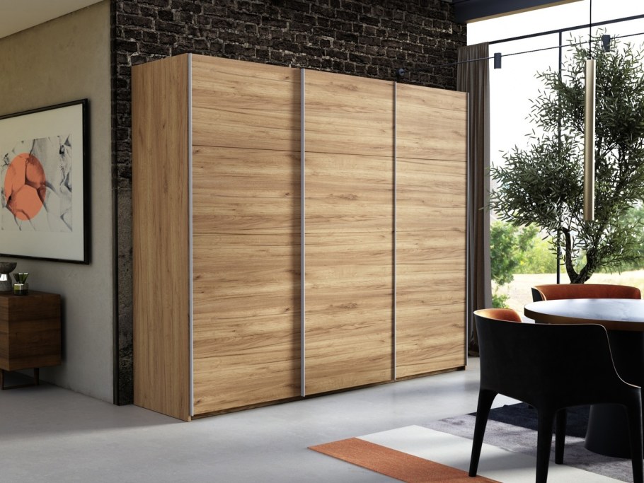 Шкаф купе е1 крафт табачный