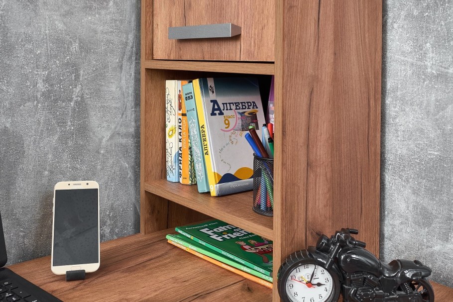 Стол письменный nature 84 дуб табачный Craft/мокко