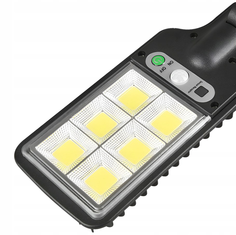 Фонарь уличный на солнечной батарее с датчиком движения JX-616b 72 диода