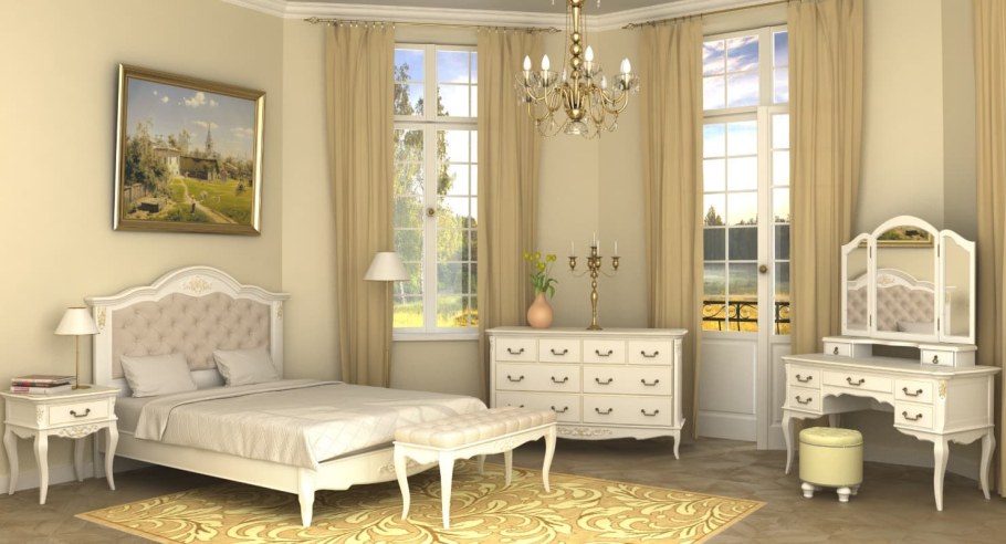 Спальня София слоновая кость Картас