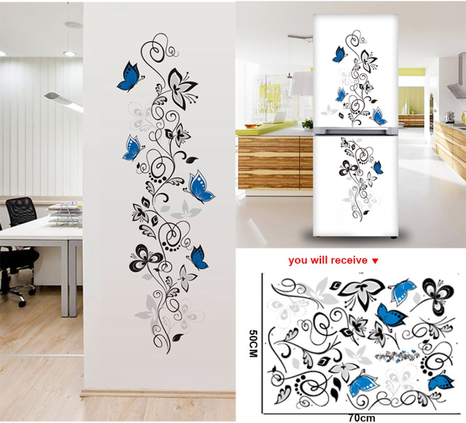 Самоклеющиеся наклейки на стену