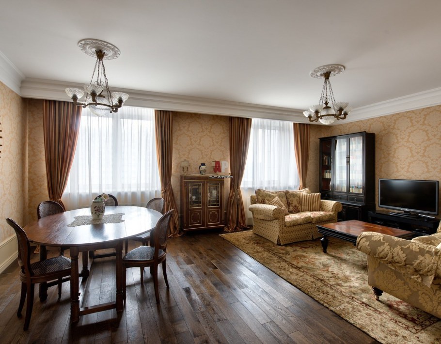 Гостиная сталинский Ампир