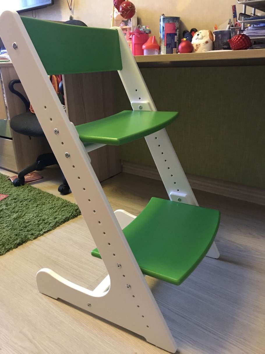 Стул конек горбунок белый Сакура