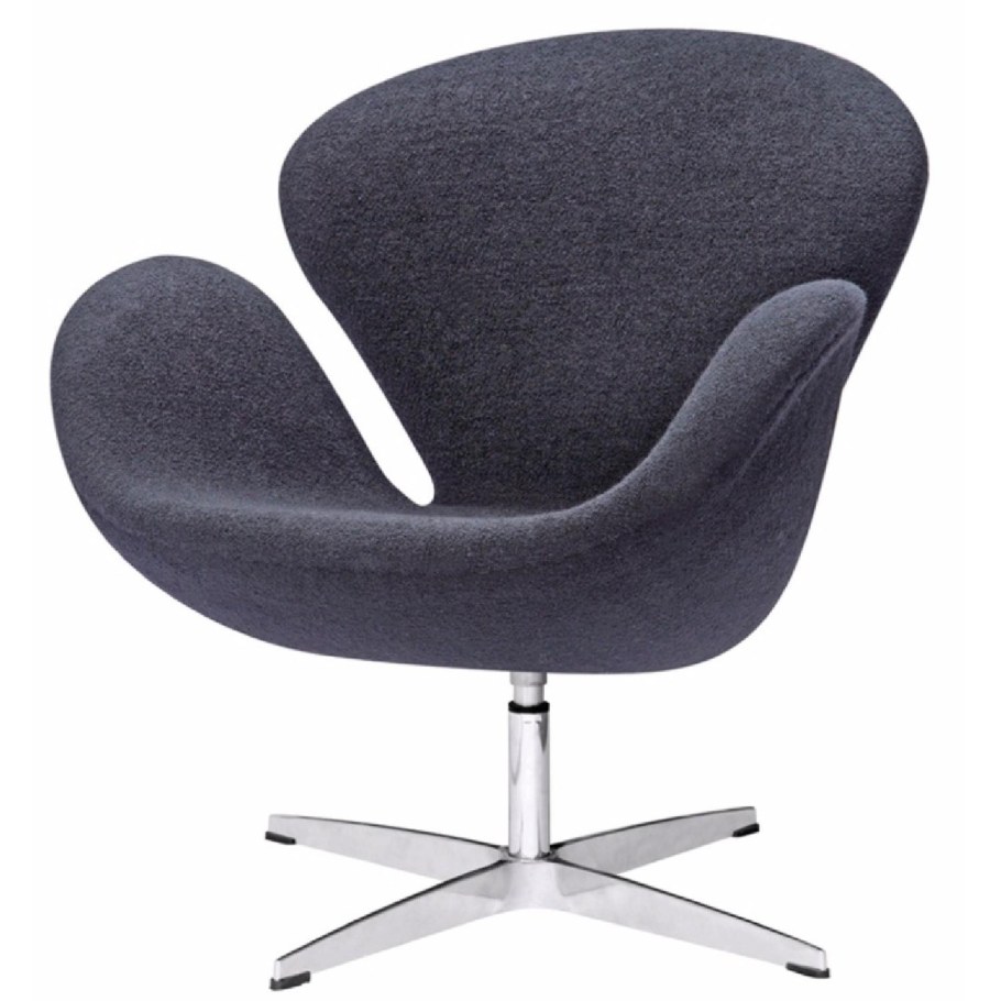 Кресло Swan Chair серый