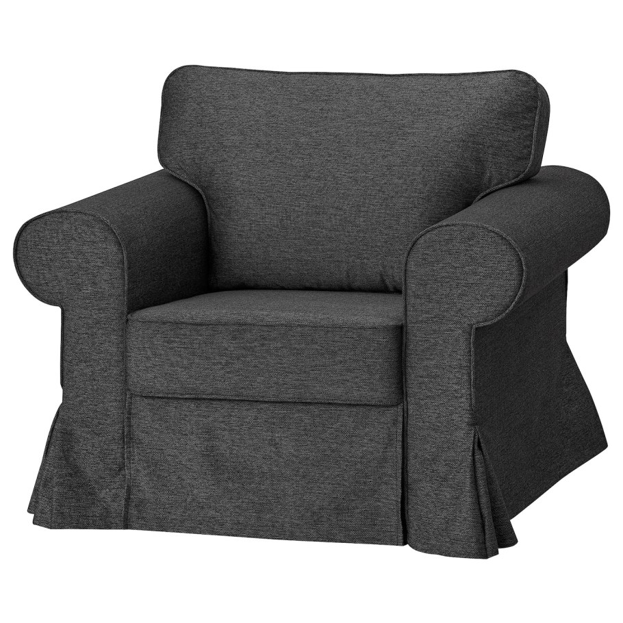 Кресло икеа серое