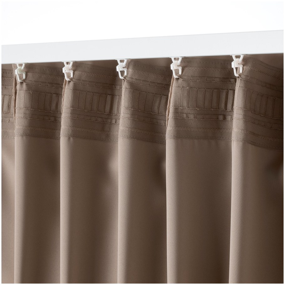 Majgull МАЙГУЛЛ гардины, блокирующие свет, 2 шт., серый/коричневый145x300 см