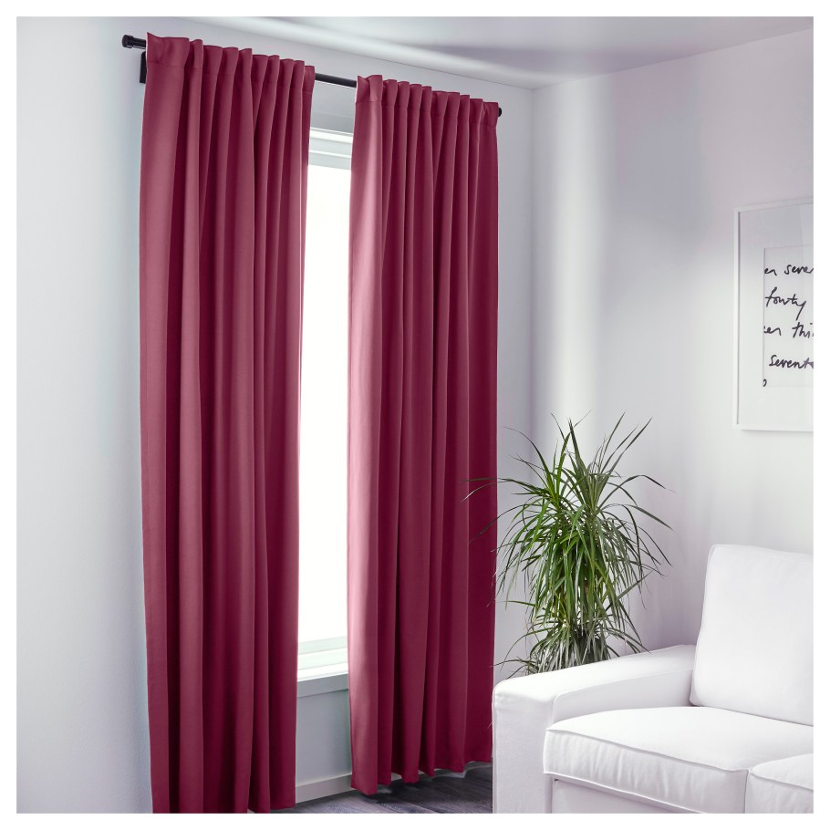 Шторы икеа werna верна блэкаут