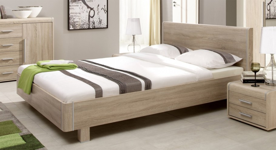 Кровать цвет дуб