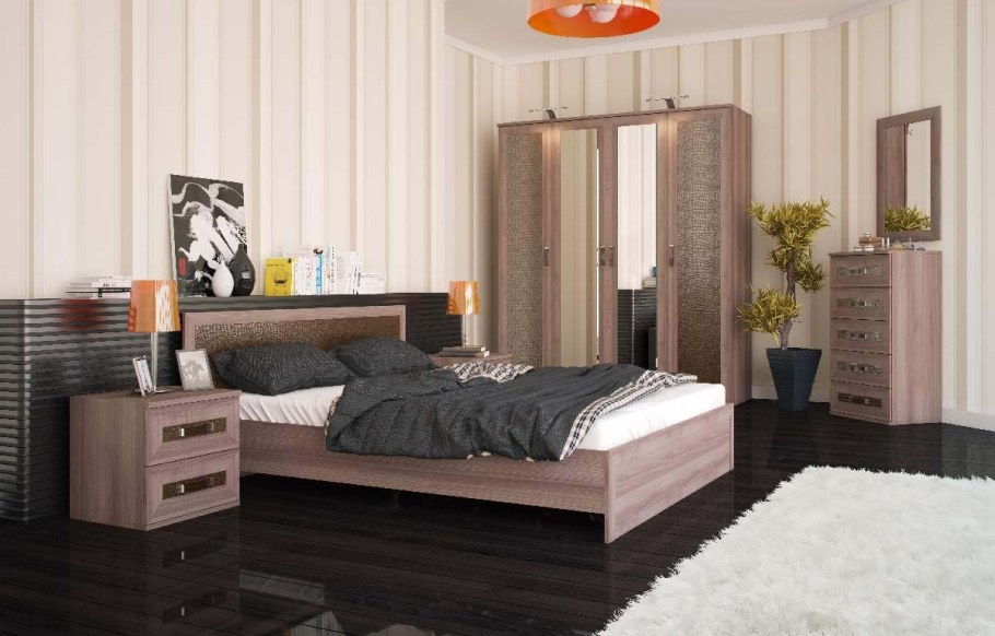 Спальный гарнитур Gloss New венге