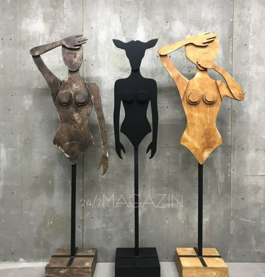 Необычные манекены для одежды