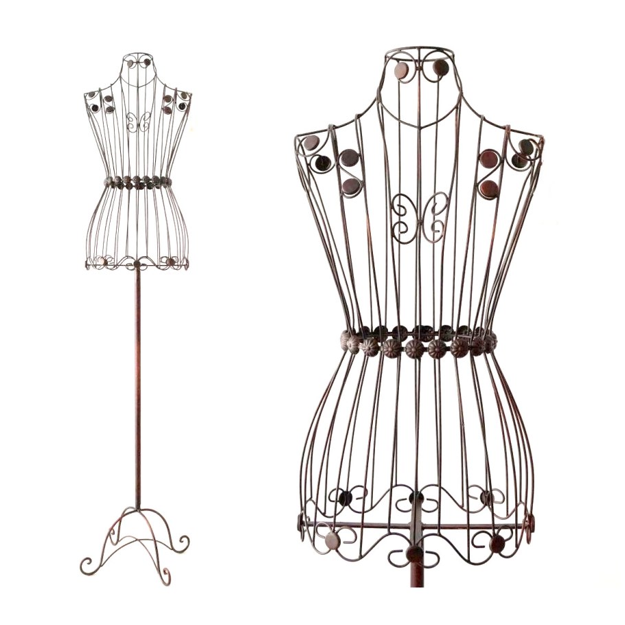 Железный манекен винтажный