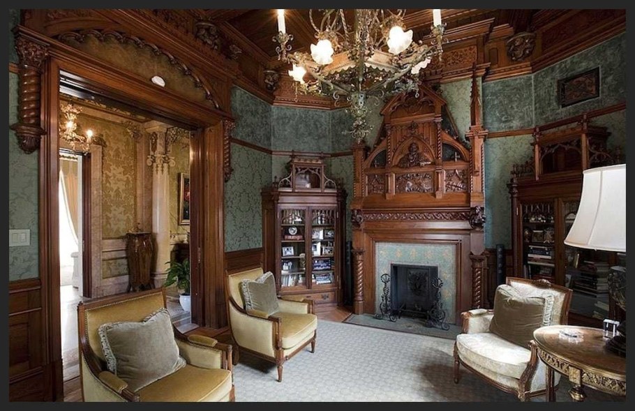 Особняк в викторианском стиле интерьер